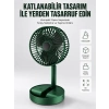 Mey İthalat® Katlanabilir Usb Şarjlı Masaüstü Soğutucu Mini Fan Telefon Tutucu Yeni Nesil