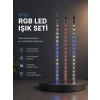 Mey İthalat® Kayan Yıldız Efektli RGB LED Işık Seti İç ve Dış Mekan Kullanımı