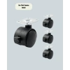 Mey İthalat® Kilitli Mini Tekerlek Ayak 4 cm 4’lü Set