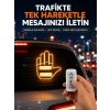 Mey İthalat® Kompakt Tasarımlı LED Jest Işığı – Selam ve Teşekkür Modları