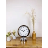 Mey İthalat® Krom Metal Dekoratif Masa Saati 25×20 cm