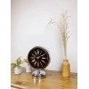 Mey İthalat® Krom Metal Roma Rakamlı Masa Saati 25×20 cm