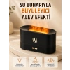 Mey İthalat® LED Alev Efektli Hava Nemlendirici 9 12 Saat Kullanımlı Aroma Difüzörü