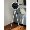 Mey İthalat® Lüks Beyaz Tripod Ayaklı Saat