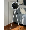 Mey İthalat® Lüks Beyaz Tripod Ayaklı Saat