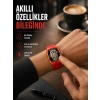 Mey İthalat® Manyetik Şarjlı Akıllı Saat iOS Android Uyumlu Yeni Nesil