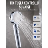 Mey İthalat® Masaj ve Yağmur Modlu Su Tasarruflu Duş Başlığı