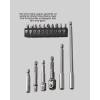 Mey İthalat® Metal Gövdeli 16lı Bits Seti Çok Amaçlı Tornavida Uçları