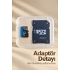 Mey İthalat® MicroSD Kart 16 GB SD Adaptör ile Birlikte