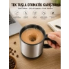 Mey İthalat® Mikser Kupa Yazılı Mug Bardak Karıştırma Özelliği