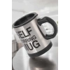 Mey İthalat® Mikser Kupa Yazılı Mug Bardak Karıştırma Özelliği