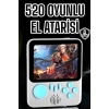 Mey İthalat® Mini Atari El Atarisi 3.5 inç Ekran Çift Konsol 666 Adet Retro Oyun Gameboy El Atarisi