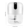 Mey İthalat® Mini Doğrayıcı Rondo Taşınabilir Mini El Blender Paslanmaz Çelik