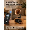 Mey İthalat® Mini Nostaljik Bluetooth Hoparlör FM Radyo 8 Saat Batarya Yeni Nesil