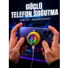 Mey İthalat® Mobil lar İçin RGB Işıklı Telefon Soğutucu