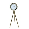 Mey İthalat® Modern Gold Tripod Ayaklı Saat