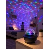 Mey İthalat® Müzikli RGB Disko Lambası Bluetooth Hoparlörlü Renkli Parti Işığı USB TF Kart Girişli
