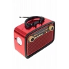 Mey İthalat® Nostaljik Radyo Bluetooth Bağlantılı Müzik Kutusu Ahşap