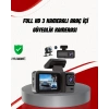 Mey İthalat® Ön Arka ve İç Kamera DashCam 360° Kapsamlı Full HD Araç Güvenlik Sistemi