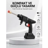Mey İthalat® Orijinal 48V Şarjlı Basınçlı Temizlik Tabancası 2025 A Kalite Seri