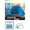 Mey İthalat® Otomatik Havada Açılan Su Geçirmez Çadır 4 Kişilik