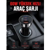 Mey İthalat® PD 30W Çift USB-C Araç Şarj Cihazı 60W Hızlı Şarj Adaptörü