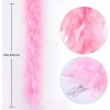 Mey İthalat® Pembe Renk Kabarık Kalın Otriş Boa Tüy 6 cm Genişlik 180-200 cm Uzunluk
