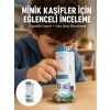 Mey İthalat® PMMA Optik Lensli Kompakt Taşınabilir Mikroskop Yeni Nesil