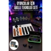 Mey İthalat® Powerbank Bluetooth Kulaklık Ve Akıllı Saat 7 Kordonlu Metal Kordon Plastik Kordon