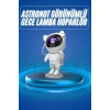 Mey İthalat® Projeksiyon Astronot Lamba Speaker Sevimli Astronot Bluetooth Hoparlör
