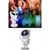 Mey İthalat® Projeksiyon Astronot Lamba Speaker Sevimli Astronot Bluetooth Hoparlör