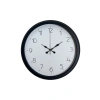 Mey İthalat® Pure Time Black 40 Cm Metal Duvar Saati