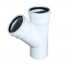 Mey İthalat® Pvc Atık Su Borusu 75x50 Tek Çatal 45 Derece 10 Adet