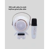 Mey İthalat® Renkli Işıklı Astronot Mini Bluetooth Speaker ve Karaoke Mikrofon