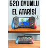 Mey İthalat® Retro 500 Oyunlu Nostaljik Oyunlu El Atari Gamebox Oyun Konsolu Çift Destekli