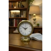 Mey İthalat® Retro Eskitme Metal 25 x 20 Cm Masa Saati