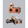 Mey İthalat® Retro Gramofon Tasarımlı Bluetooth Hoparlör – 3D Stereo Ses, 1800 mAh Batarya