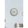 Mey İthalat® Retro Modern Roma Rakamlı 40 Cm Metal Duvar Saati