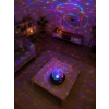 Mey İthalat® RGB Bluetooth Disko Lambası Dahili Hoparlörlü Müzikli Parti Işığı USB ve TF Kartlı