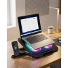 Mey İthalat® RGB Fanlı Laptop Soğutma Standı USB Girişli Notebook Yükseltici