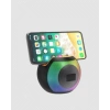 Mey İthalat® RGB Işıklı Bluetooth Hoparlör – 360° Stereo Ses ve 8 Saat Çalma Süresi