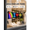 Mey İthalat® RGB LED Panel – USB Güç Girişli, GIF ve Yazı Gösterimli Akıllı Ekran