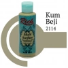 Mey İthalat® Rich Multi Surface 2114 Kum Beji Akrilik Boya 120 cc