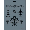 Mey İthalat® Rich New Seri N-103 Stencil 35x25 cm