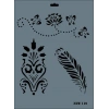 Mey İthalat® Rich New Seri N-119 Stencil 35x25 cm