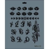 Mey İthalat® Rich New Seri N-123 Stencil 35x25 cm