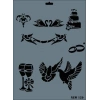 Mey İthalat® Rich New Seri N-129 Stencil 35x25 cm