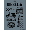 Mey İthalat® Rich New Seri N-314 Stencil 35x25 cm