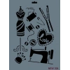Mey İthalat® Rich New Seri N-324 Stencil 35x25 cm