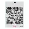 Mey İthalat® Rich New Seri N-326 Stencil 35x25 cm